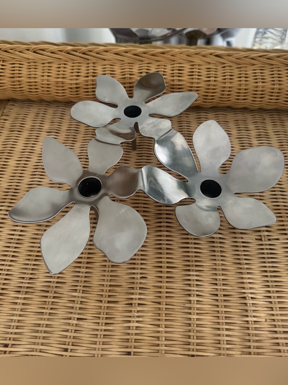 Vtg 90s IKEA Florsl Candleholders - Picture 2 of 8